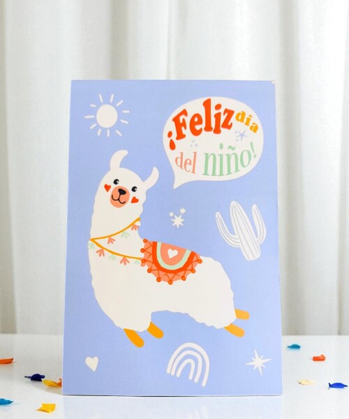 Tarjeta día del niño 10x15 DISEÑO 1