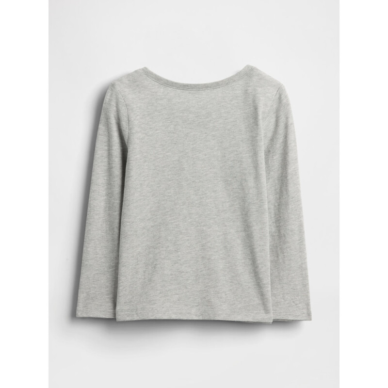 V-FRCH LS LOGO TEE HEATHER GREY