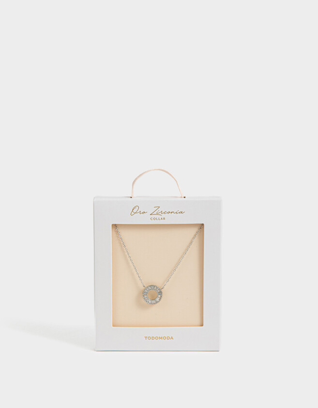 Cadena Corta con Dije Premium Gold Cortos - Plateado