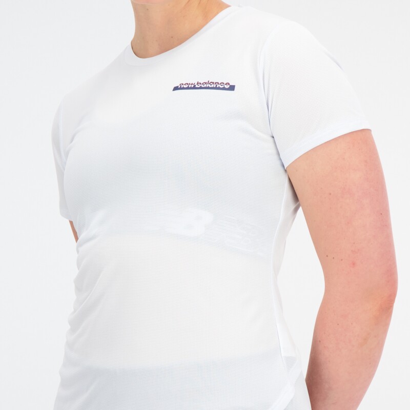 Remera New Balance de Dama - WT23224IB BLUE
