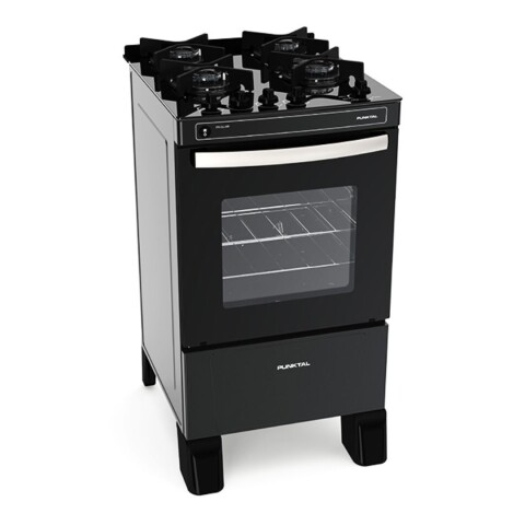 Cocina Punktal Agile Glass PK-GL4B Negra Cocina Punktal Agile Glass PK-GL4B Negra