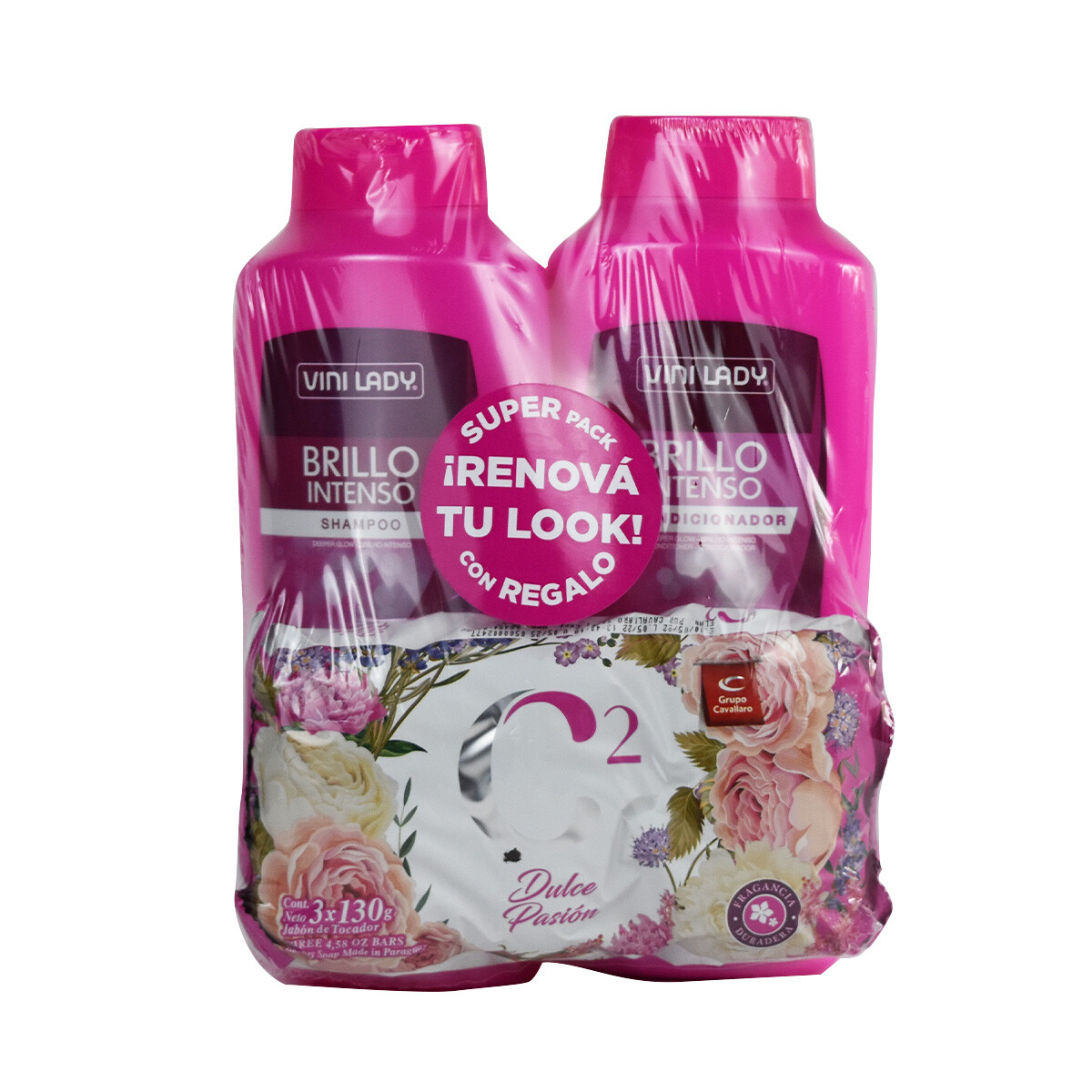 PACK SHAMPOO VINI LADY 900 ML + ACO 900 ML + JABON TOCADOR TRIO — El Clon