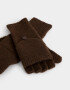 Guantes Varios Guantes Tejidos Mitones - Marron Chocolate