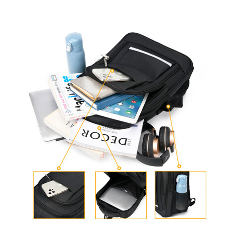 Mochila Urbana Expert Laptop Notebook 15,6'' 40cm Negro