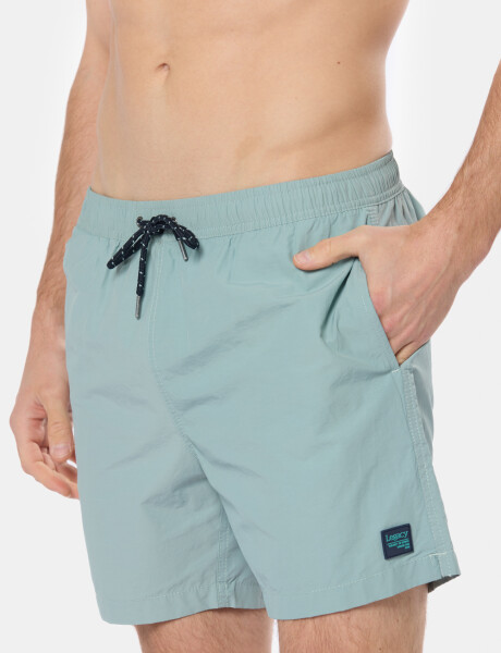 SHORT DE BAÑO LISO Denim