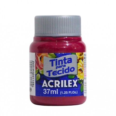 PINTURA PARA TELA 37 ML ACRILEX COLOR ROJO CARMIN 509 PINTURA PARA TELA 37 ML ACRILEX COLOR ROJO CARMIN 509