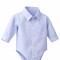 Camisa Body celeste cuadrille