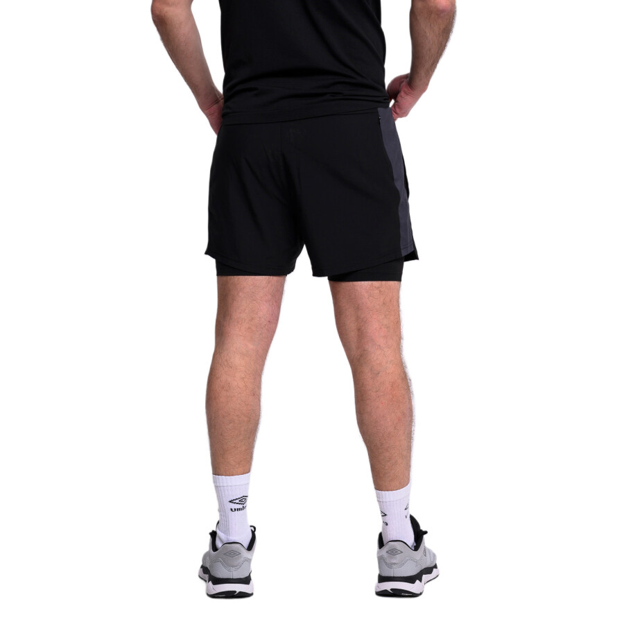 Short de Hombre Umbro Training Negro - Gris