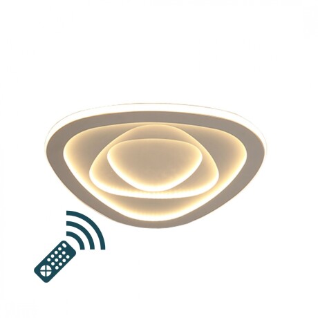 Plafón LED triangular a control remoto con funciones Plafón LED triangular a control remoto con funciones