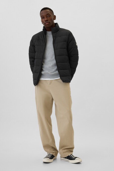 Campera Light Weight Puffer Hombre True Black V2