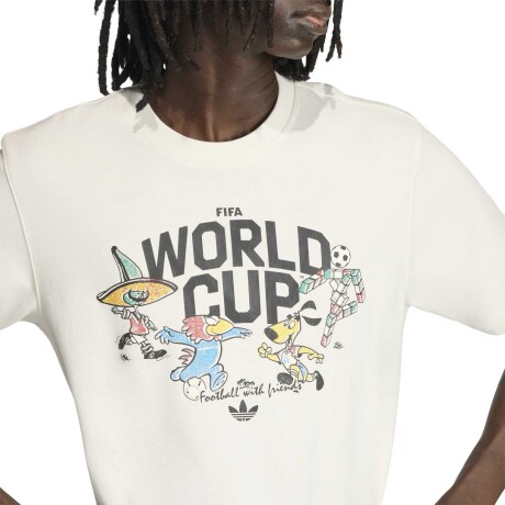 Remera Adidas de Hombre - Copa Mundial de la FIFA - ADKE2038 CLOUD WHITE
