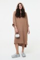 VESTIDO HOODIE Marron