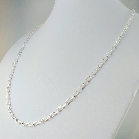 Cadena de plata 925. Modelo, FORCET, 60 cm. Cadena de plata 925. Modelo, FORCET, 60 cm.