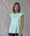 Blusa Valeria verde agua