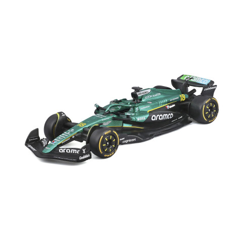 Auto Bburago Formula 1 Aston Martin Aramco Escala 1:43 Lance Stroll