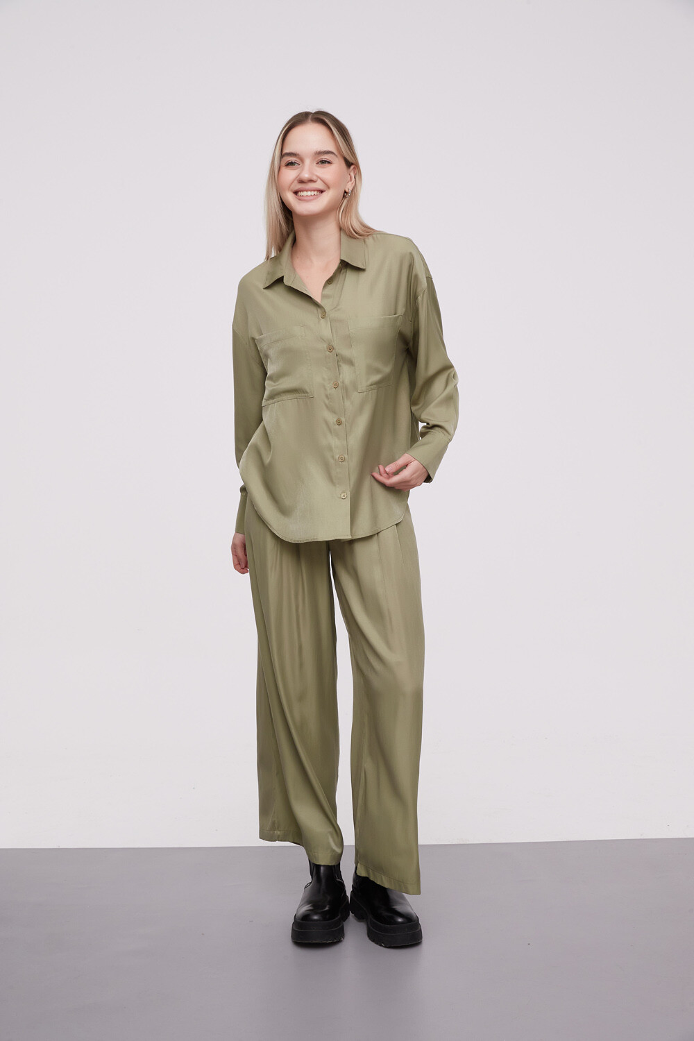 Camisa Kintal Verde Palido