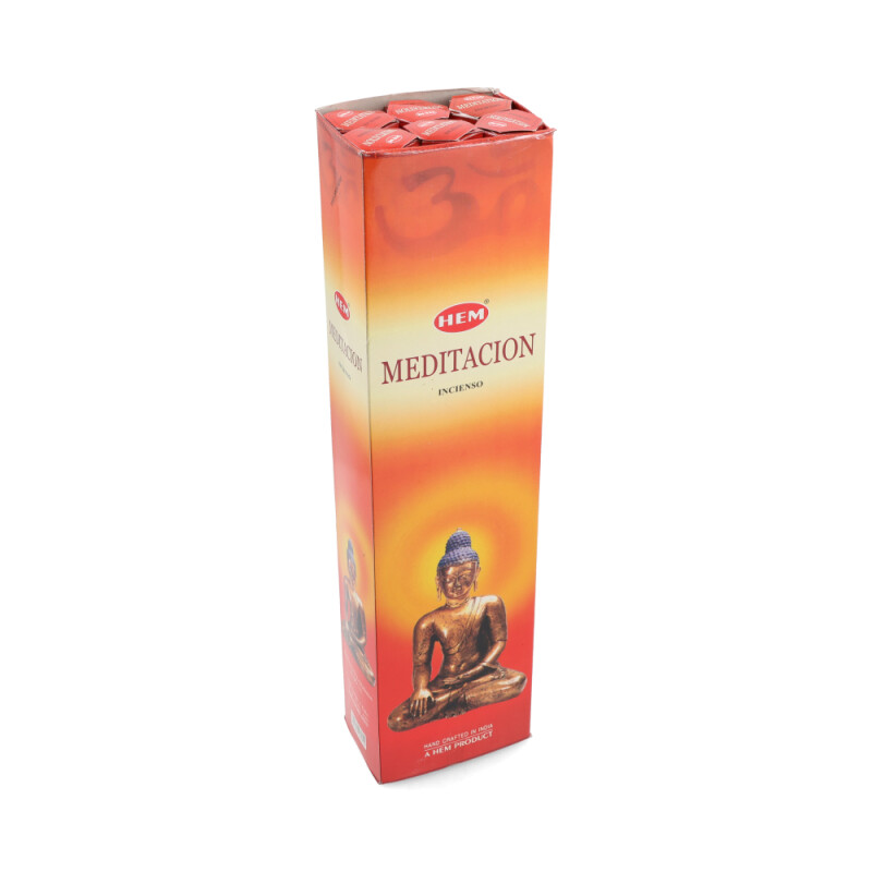 INCIENSO HEM HEXAGONAL LARGA CAJA X6 Meditación