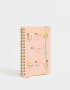 Anotadores Cuadernos y Memos Estampados Cuaderno A5 Espiralado Con Elástico Y Puntera Metálica - Combinacion Multicolor