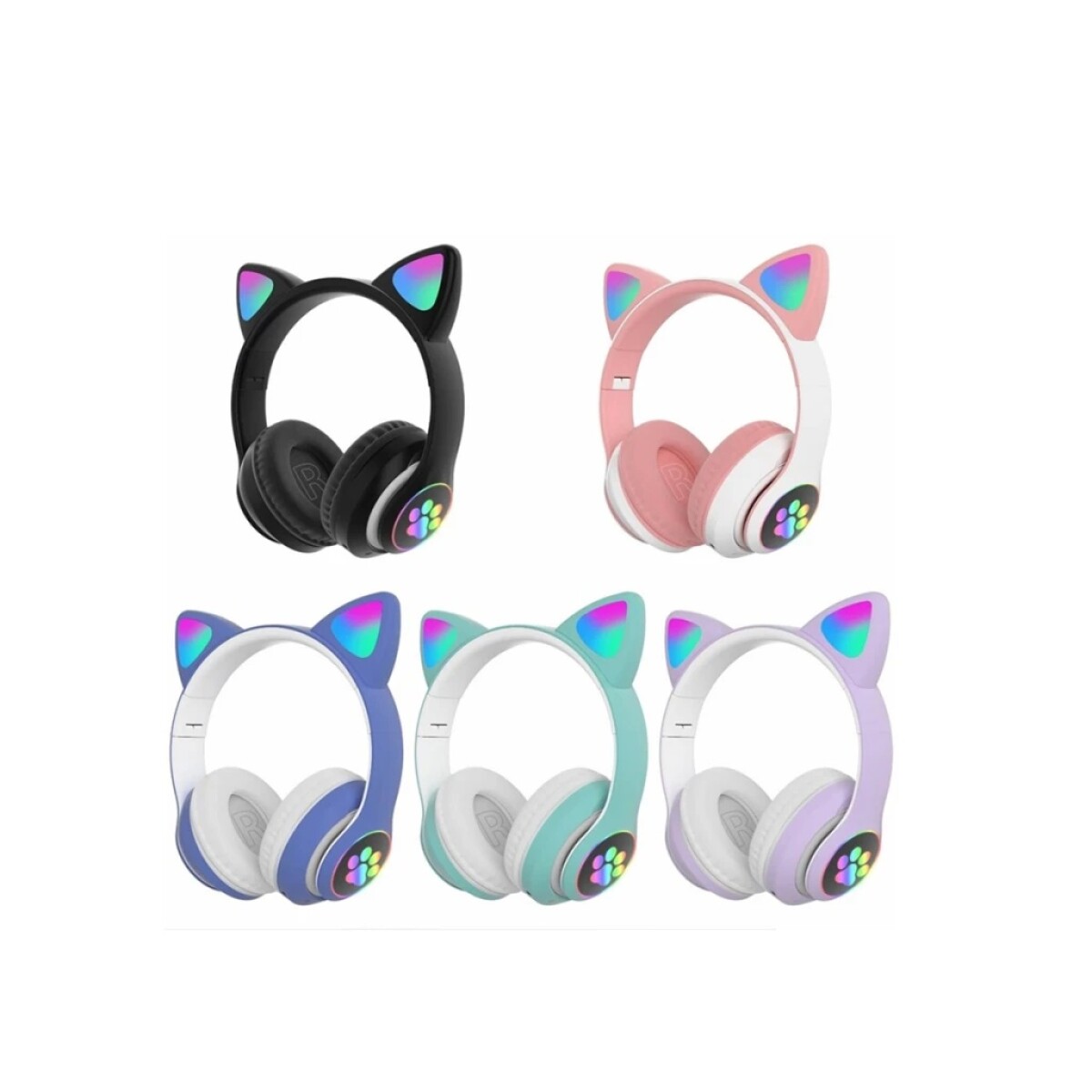 Auriculares VINCHA GATO CATBASS GOLDTECH 