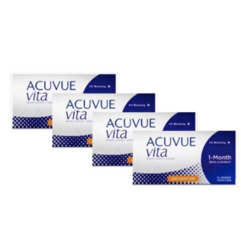 PROMO 4 CAJAS ACUVUE VITA PARA ASTIGMATISMO - 25 % OFF PROMO 4 CAJAS ACUVUE VITA PARA ASTIGMATISMO - 25 % OFF
