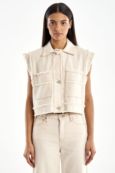 Chaqueta Manteca