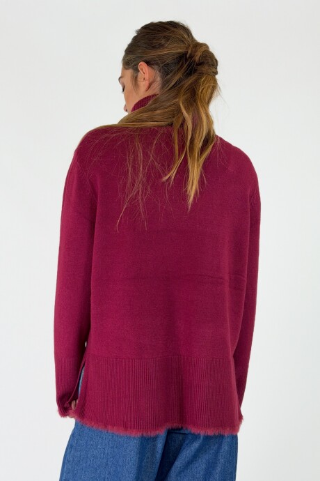 SWEATER TAMES Bordo