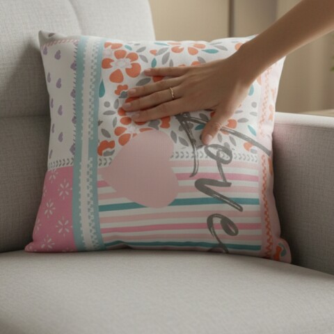 Almohadón Decorativo 45x45 cm - Motivos Love – Cojín para Cama y Sofá – Cojín Suave para Cama y Living Almohadón Decorativo 45x45 cm - Motivos Love – Cojín para Cama y Sofá – Cojín Suave para Cama y Living