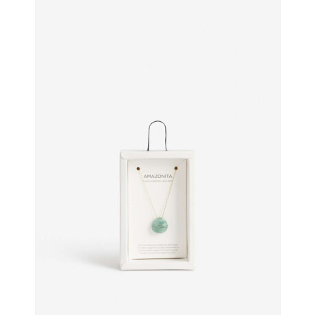 Cadena Acero Healing Rituals Amazonita Verde Claro
