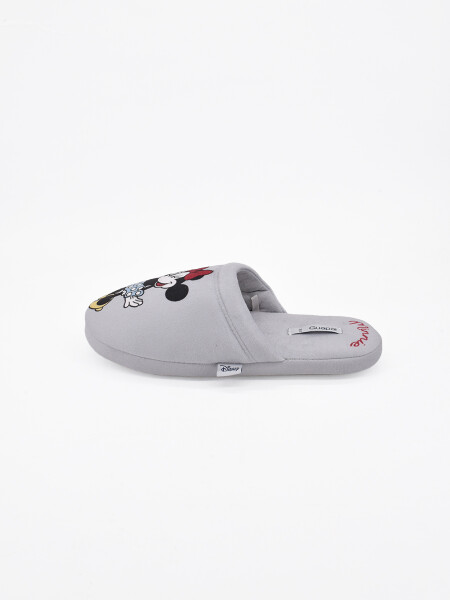 PANTUFLA MINNIE GRIS