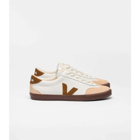 Championes Volley O.T. Leath de Hombre Blanco