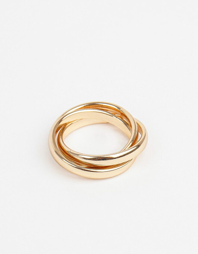 Anillos Medianos y Grandes Metal Anillo De Metal - Dorado