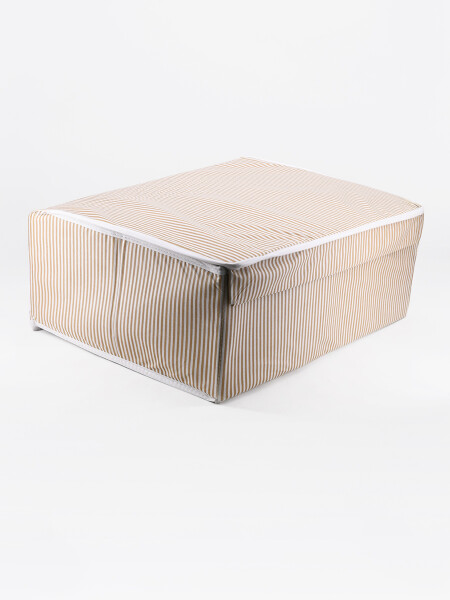 CAJA ORGANIZADORA RAYAS BEIGE