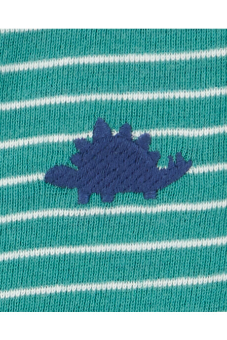 Monito corto de algodón, diseño dino Sin color