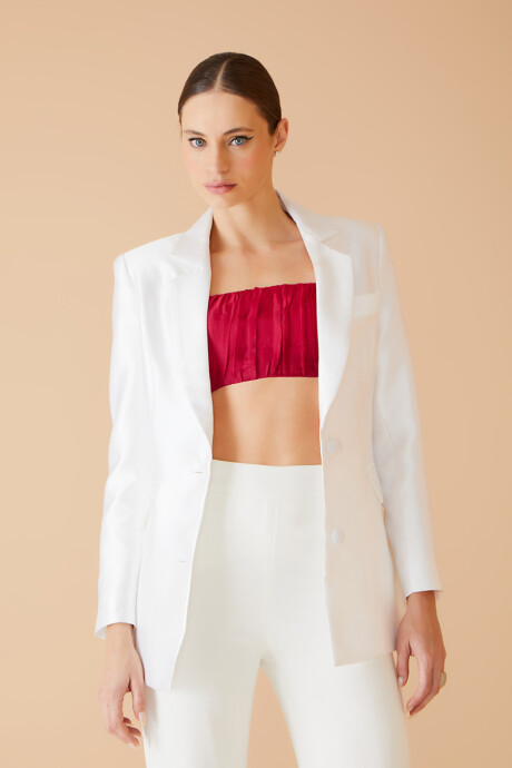 Blazer Zibeline Blanco