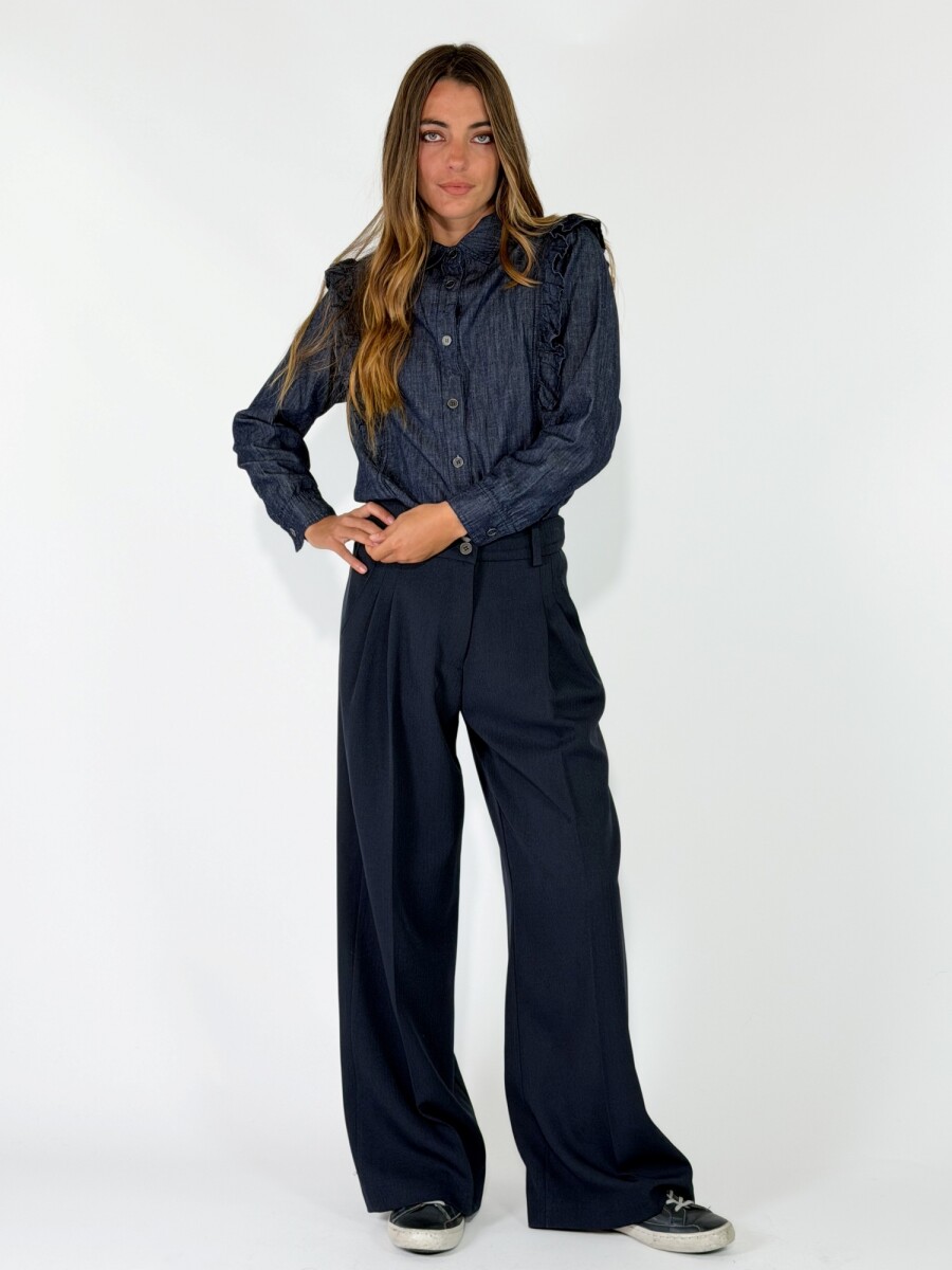 PANTALON CAMILLE - AZUL 