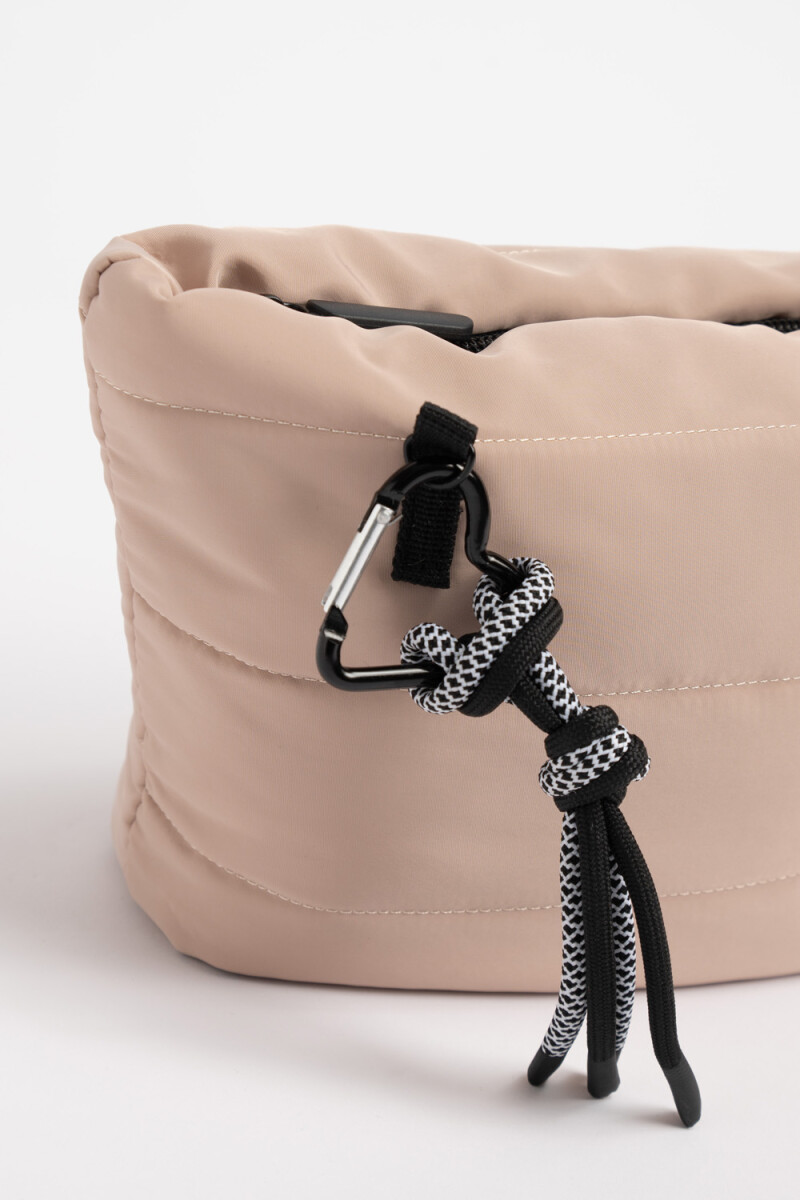 Necessaire capitoneado Beige