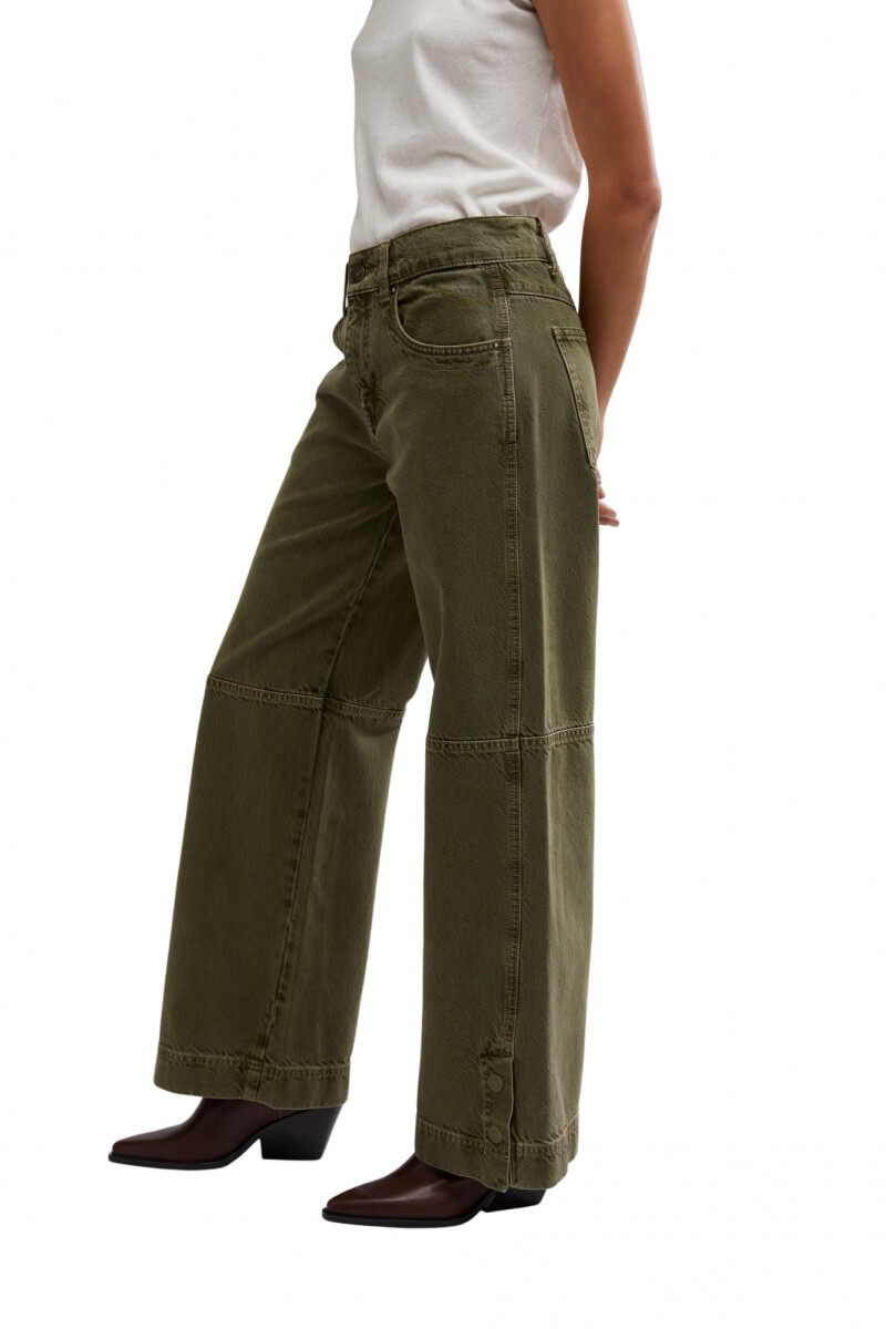BENJI RELAXED WIDE LEG Verde