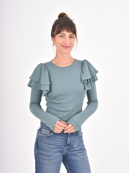 REMERA POLONIA AZUL CLARO