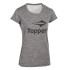 T-SHIRT BRAND TEE BOYS TRNG coral sugar GRIS CLARO/NEGRO/NARANJA