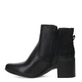 Botas de Mujer Bottero caña baja de cuero Negro