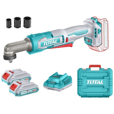 Llave De Impacto Angular Inalámbrica 20v 3/8" 80Nm - Doble Batería + Maletín Llave De Impacto Angular Inalámbrica 20v 3/8" 80Nm - Doble Batería + Maletín