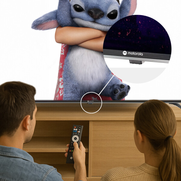 Smart Tv Motorola Mot65uqe113 Qled 4k 65'' TV 65 MOTOROLA QLED MOT65UQE11