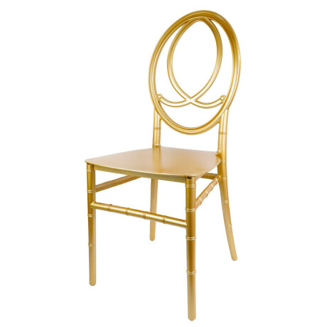 Silla de plastico para fiestas dorada Silla de plastico para fiestas dorada