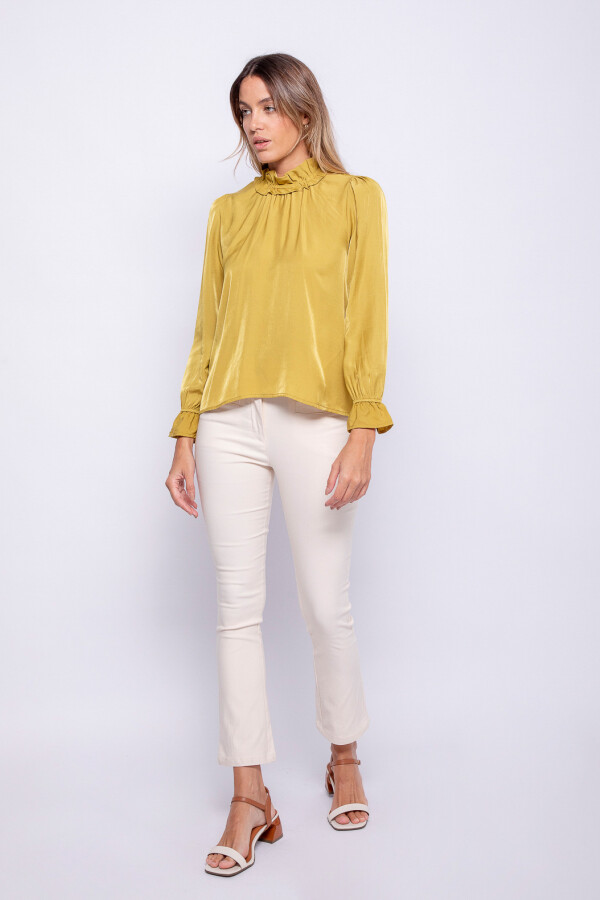 BLUSA CLAVELINA Verde Oliva