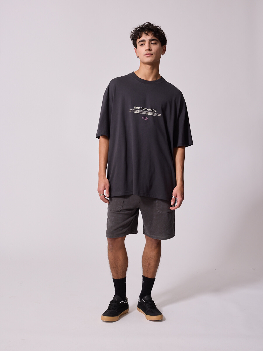 T-SHIRT VIRTUL DIXIE Gris Oscuro