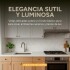 Placa PVC Símil Mármol 3mm Con Detalle Área Útil 2,20×1,22m Mármol Negro