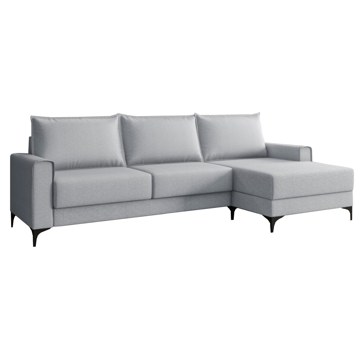 sofa sillón esquinero - patas en metal 