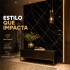 Placa PVC Símil Mármol 2,44x1,22m 3mm Resistente Pack x5 Mármol Negro 2
