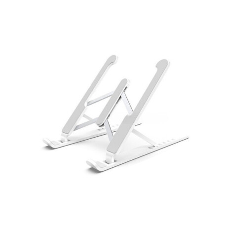 Soporte laptop de plástico regulable Blanco