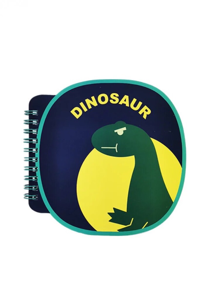 Cuaderno espiral dinosaurio - azul 